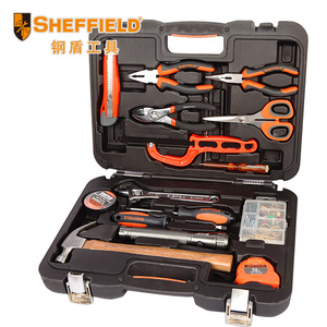 SHEFFIELD/钢盾S022005 家用工具箱套装 电工木工维修五金手动工具