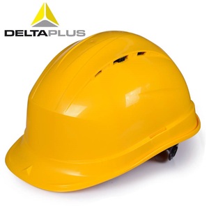 ★代尔塔102012安全帽工地领导施工透气建筑工程劳保头盔可以印字