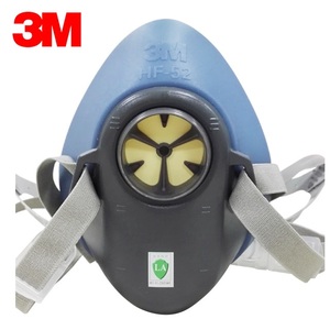 ★3M HF-52半面罩硅胶防尘防毒面具主体 单面罩配件